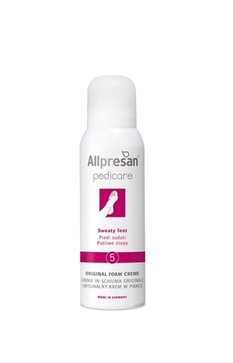 Allpresan Pedicare No.5 - krem w piance do stóp potliwych - 125 ml