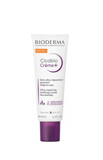 Bioderma Cicabio Creme+ (SPF50+) - krem łagodząco-odbudowujący - 40ml