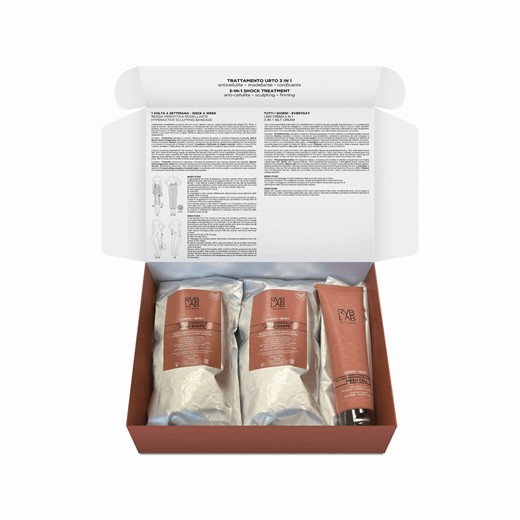 RVB LAB The Skin Meso Shape - zestaw antycellulitowy 3w1 - 2 bandaże + krem 150 ml