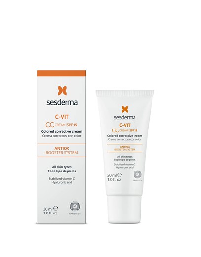 Sesderma C-VIT CC Cream (SPF15) - krem CC z ochroną - 30ml