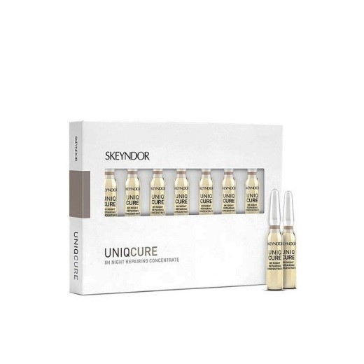 Skeyndor Uniqcure 8H Night Repairing - ampułki  regenerujące - 7x2ml