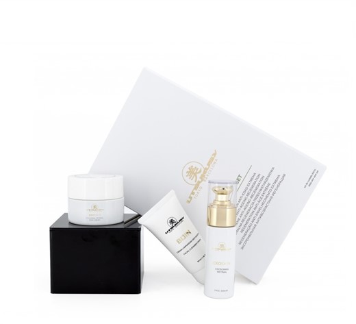 Utsukusy Exoskin Exosomas Daily Care Set - zestaw do pielęgnacji domowej - 50ml + 30ml + 50ml