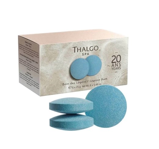 Thalgo Lagoon Water Bath - musująca kostka do kąpieli - 6x25g