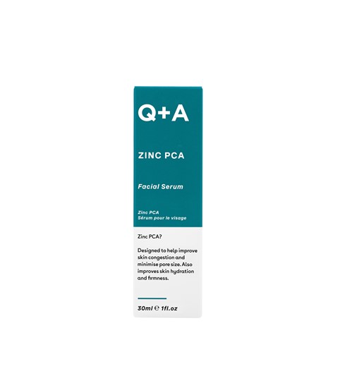 Q+A Zinc PCA Facial Serum - gojąco-regenerujące serum do twarzy z cynkiem PCA - 30ml