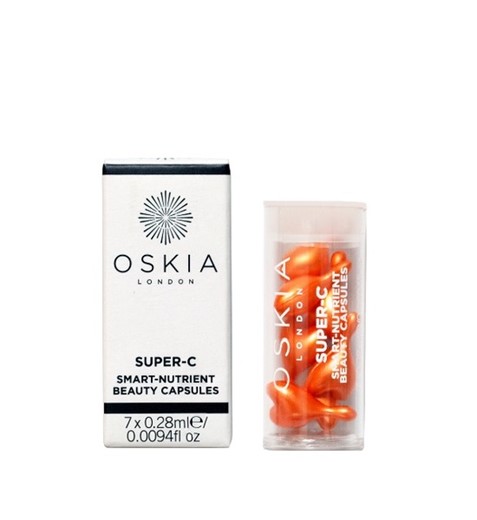 Oskia Super C Smart Nutrient Beauty Capsules - kapsułki z 2% witaminą C - 7szt