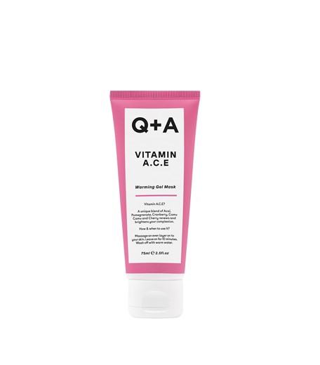 Q+A Vitamin A.C.E Warming Gel Mask - antyoksydacyjna maska z witaminami A.C.E - 75ml