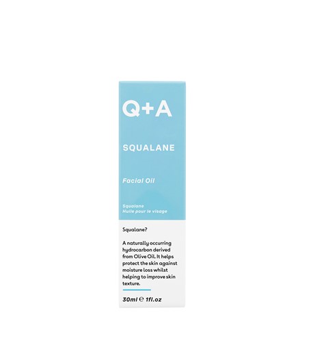 Q+A Squalane Facial Oil - regenerująco-kojący olejek do twarzy ze skwalanem - 30ml