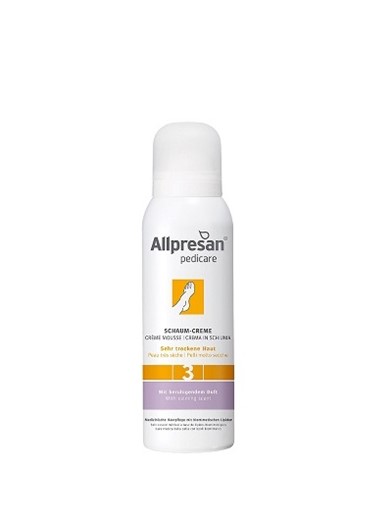 Allpresan Pedicare 3 - krem w piance do stóp o kojącym zapachu z 10% mocznikiem - 125ml