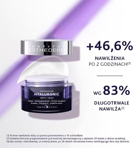 Esthederm Intensive Hyaluronic Cream - krem nawilżający z kwasem hialuronowym - 50ml