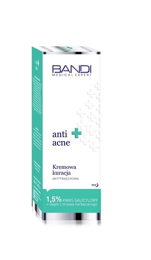 Bandi Anti Acne Treatment Cream - kremowa kuracja antytrądzikowa - 50ml