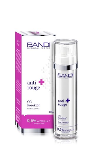 Bandi Anti Rouge CC - korektor na naczynka - 50ml