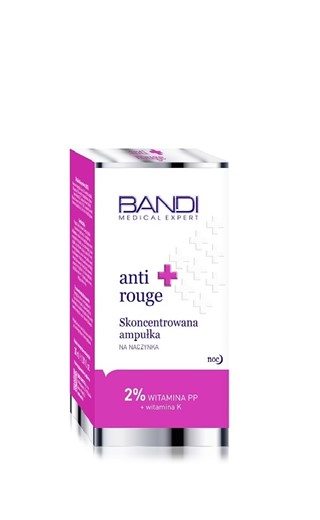 Bandi Anti Rouge - skoncentrowana ampułka na naczynka - 30ml