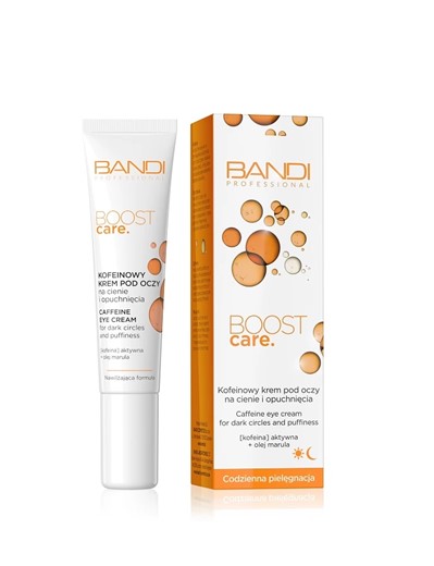 Bandi Boost Care - kofeinowy krem pod oczy na cienie i opuchnięcia - 14ml