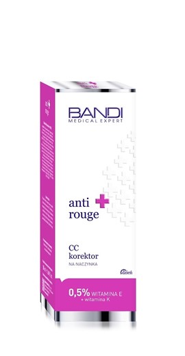 Bandi Anti Rouge CC - korektor na naczynka - 50ml