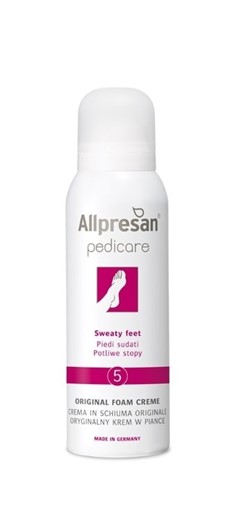 Allpresan Pedicare No.5 - krem w piance do stóp potliwych - 125 ml