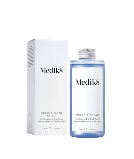 Medik8 Press & Clear Refill - tonik złuszczający z 2% kwasami BHA - 150ml