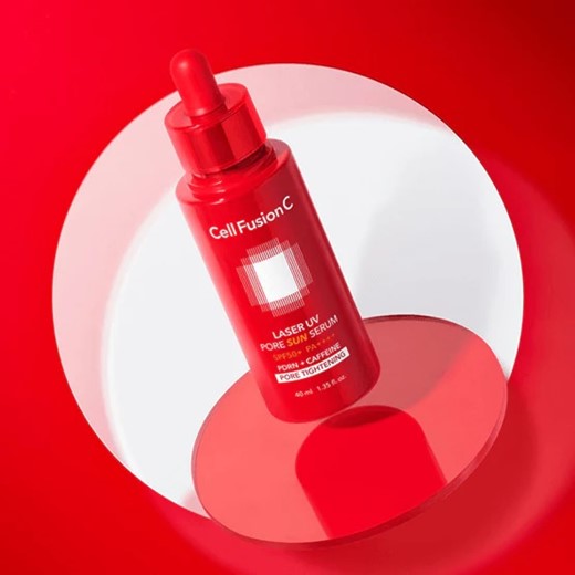 Cell Fusion C Laser UV Pore Sun Serum SPF50+ PA++++ - serum wygładzające, zwężające pory - 40ml