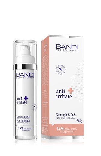 Bandi Anti Irritate SOS Intensive Soothing Treatment - kuracja S.O.S. intensywnie kojąca - 50ml