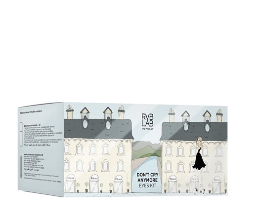 RVB LAB The Make Up Don't Cry Anymore Kit - zestaw do makijażu oczu - 11ml + 1,2g + kosmetyczka