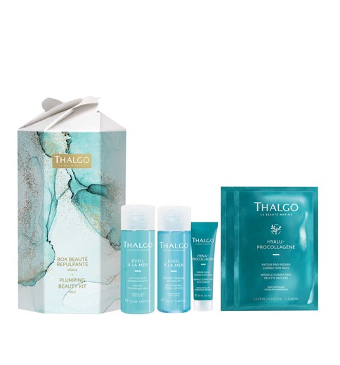 Thalgo Plumping Beauty Kit - zestaw przeciwzmarszczkowy - 50ml + 50ml + 30ml + 2szt
