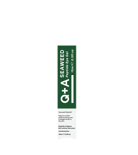 Q+A Seaweed Peptide Eye Gel - żel pod oczy z peptydami z wodorostów - 15ml