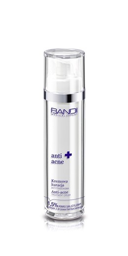 Bandi Anti Acne Treatment Cream - kremowa kuracja antytrądzikowa - 50ml