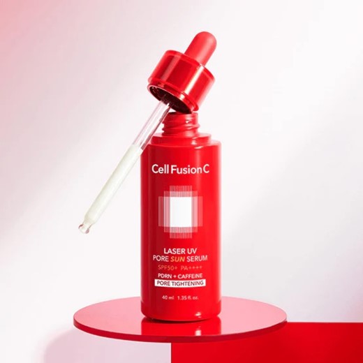 Cell Fusion C Laser UV Pore Sun Serum SPF50+ PA++++ - serum wygładzające, zwężające pory - 40ml