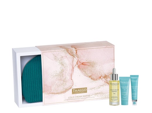 Thalgo Cold Cream Marine Nourishing Collection - zestaw odżywczo-łagodzący - 30ml + 15ml + 15ml + kosmetyczka