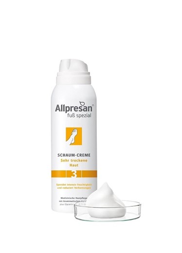 Allpresan Pedicare No.3 - krem w piance do bardzo suchej, łuszczącej się skóry - 125 ml