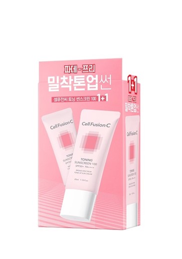 Cell Fusion Dark Spot Toning Sunscreen SPF50+ PA++++ - krem wyrównujący koloryt skóry - 2x35ml