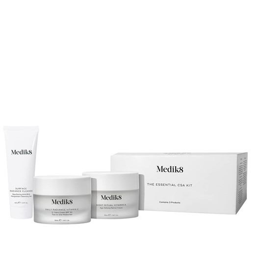 Medik8 The Essential CSA Kit - zestaw przeciwstarzeniowy CSA - 40 ml + 50 ml + 50 ml