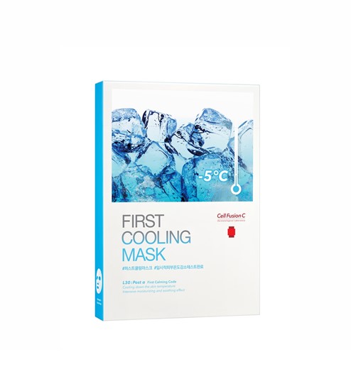 Cell Fusion C First Cooling Mask - chłodząca maska hydrożelowa - 5x25g