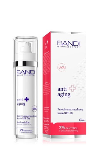 Bandi Anti Aging Anti-Wrinkle Soothing Cream (SPF50) - krem przeciwzmarszczkowy - 50ml