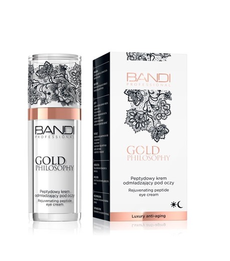 Bandi Gold Philosophy - peptydowy krem odmładzający pod oczy - 30ml