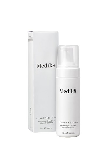 Medik8 Clarifying Foam - bezolejowa pianka oczyszczająca z kwasami AHA/BHA - 150ml