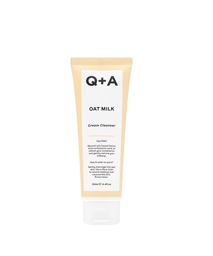 Q+A Oat Milk Cream Cleanser - kremowa emulsja myjąca z mlekiem owsianym - 125ml