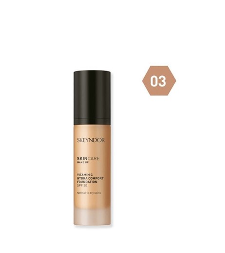 Skeyndor Vitamin C Hydra Comfort Foundation (SPF20) No. 03 - podkład nawilżający - 30ml