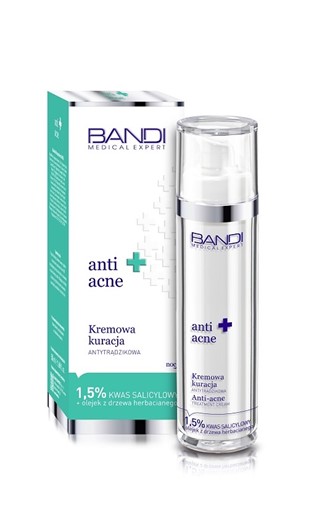 Bandi Anti Acne Treatment Cream - kremowa kuracja antytrądzikowa - 50ml