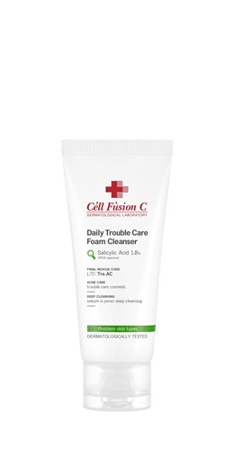 Cell Fusion C Daily Trouble Care Foam Cleanser - pianka oczyszczająca dla skóry problematycznej - 130ml