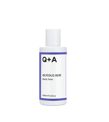 Q+A Glycolic Acid Daily Toner - tonik z kwasem glikolowym, oczyszczanie, demakijaż, tonik złuszczający