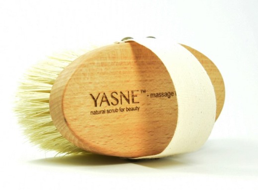 Szczotka do masażu na sucho tampico - YASNE Long