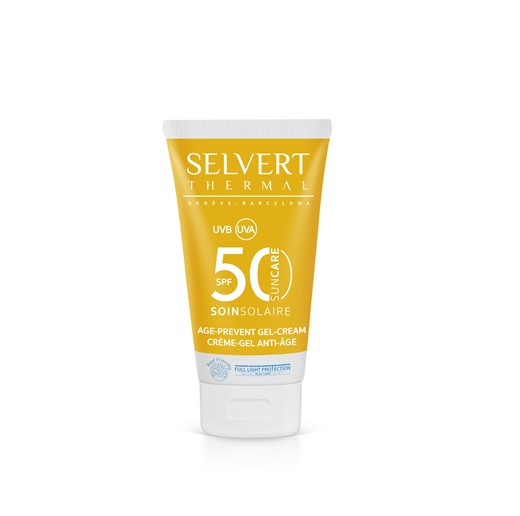 Selvert Thermal Sun Care Age Prevent Gel - Cream (SPF50) - krem do twarzy - 50ml