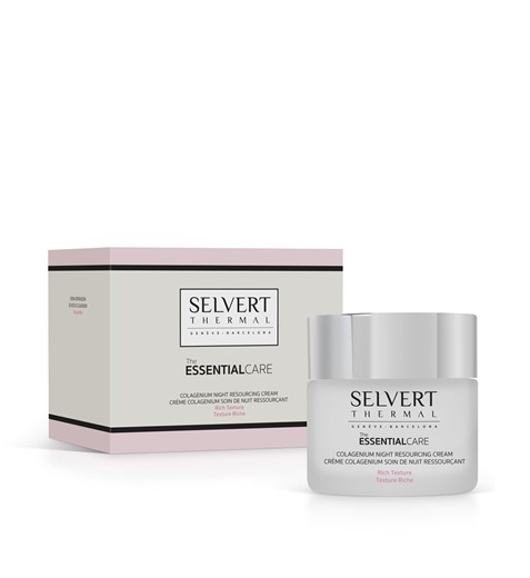 Selvert Thermal Colagenium Night Resourcing Cream - bogaty krem kolagenowy na noc - 50ml