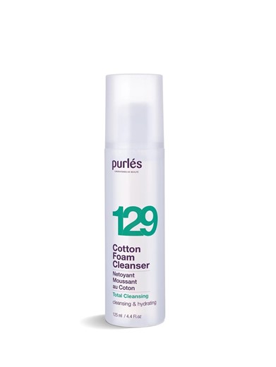 Purles 129 Cotton Foam Cleanser - pianka myjąca z wyciągiem z bawełny - 125ml