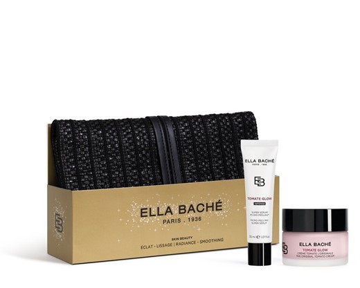 Ella Bache Skin Beauty Radiance-Smoothing - zestaw rozświetlający - 50ml + 30ml + kosmetyczka