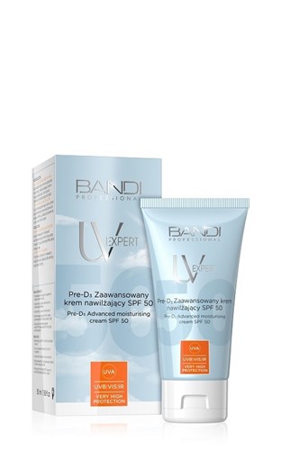 Bandi UV Expert Pre-D3 (SPF50) - zaawansowany krem nawilżający - 50ml