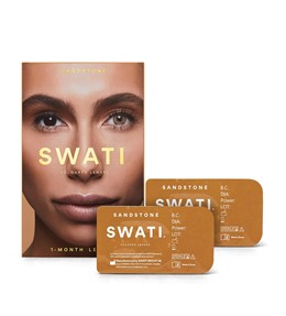Swati Coloured Lenses 1-Month - Sandstone