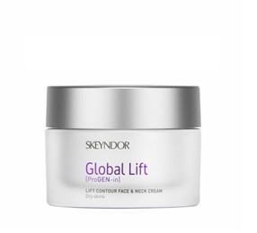 Skeyndor Global Lift - Lift Contour Face and Neck Cream Dry Skin - krem do twarzy - 50ml