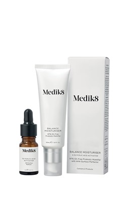 Medik8 Balance Moisturiser & Glycolic Acid Activator - krem matujący z kwasami AHA - 50ml+10ml