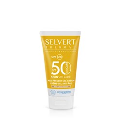 Selvert Thermal Sun Care Age Prevent Gel - Cream With Colour (SPF50) - krem do twarzy - 50ml